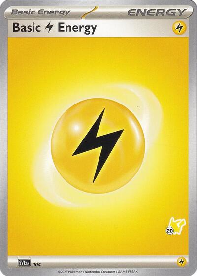 BA24: Basic Lightning Energy - Pikachu 20