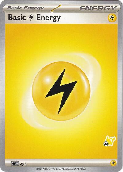 BA24: Basic Lightning Energy - Pikachu 22