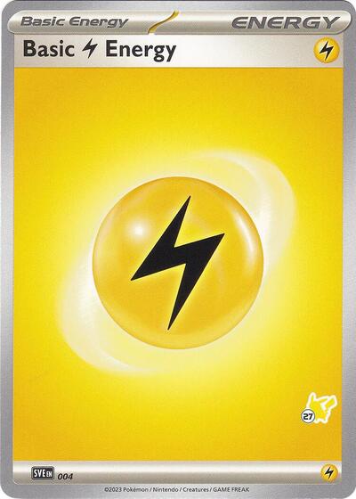 BA24: Basic Lightning Energy - Pikachu 27