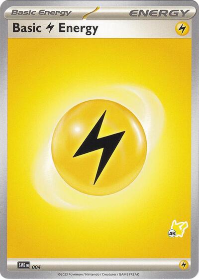 BA24: Basic Lightning Energy - Pikachu 43