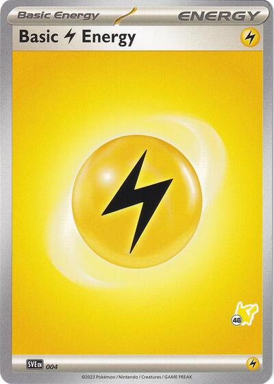 BA24: Basic Lightning Energy - Pikachu 48