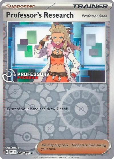 PPP: Professor's Research - 189/198 (2023) (Reverse Holofoil)
