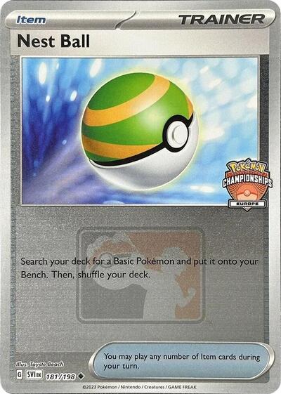 PR: Nest Ball - 181/198 (Europe Championships) (Reverse Holofoil)