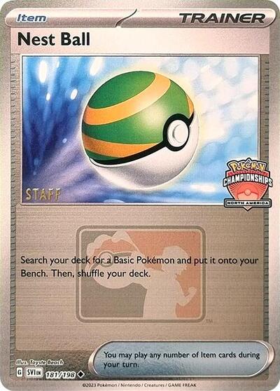 PR: Nest Ball - 181/198 (North America Championships) [Staff] (Reverse Holofoil)