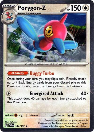 MCAP: Porygon-Z - 144/182 (Cosmos Holo) (Holofoil)