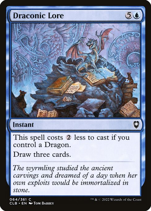 CLB: Draconic Lore (Foil)