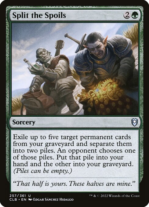 CLB: Split the Spoils