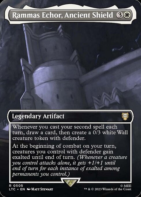 LTC: Rammas Echor, Ancient Shield (Borderless) (Foil)