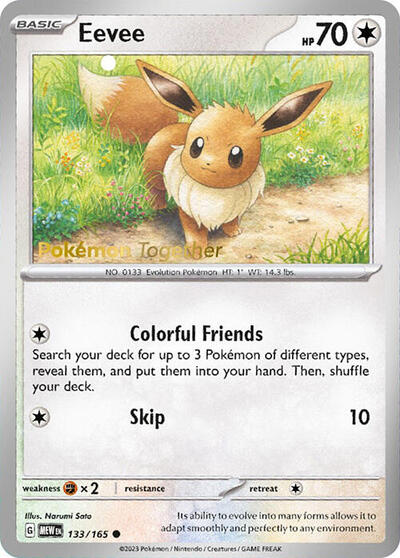 MCAP: Eevee - 133/165 (Pokemon Together)