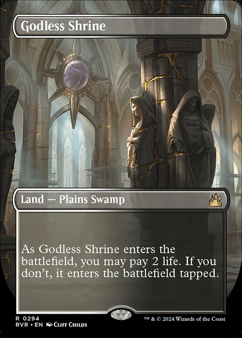 RVR: Godless Shrine (Borderless) (Foil)
