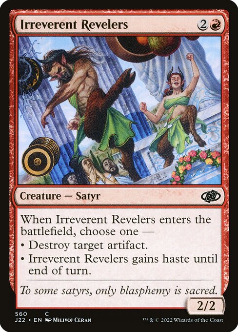 J22: Irreverent Revelers
