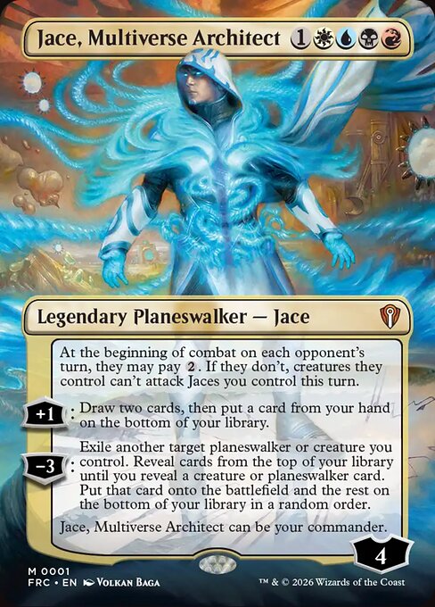 FRC: Jace, Multiverse Architect (Borderless) (Foil)