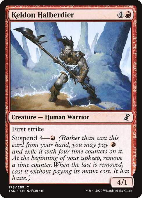 TSR: Keldon Halberdier (Foil)