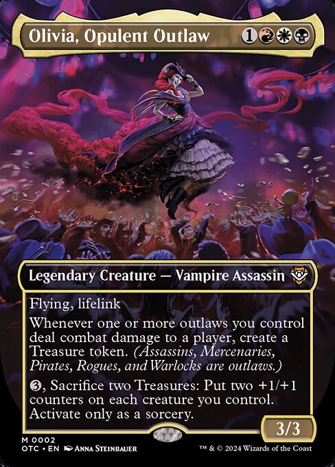 OTC: Olivia, Opulent Outlaw (Borderless) (Foil)