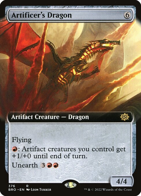 BRO: Artificer's Dragon (Extended Art) (Foil)
