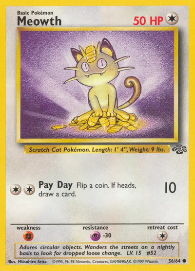 Meowth 56/64 Unlimited Jungle