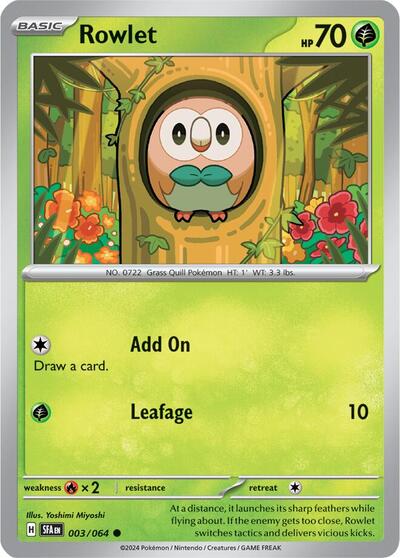 SFA: Rowlet (Reverse Holofoil)
