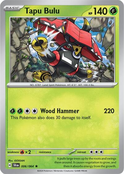 SFA: Tapu Bulu - 006/064 (Holofoil)