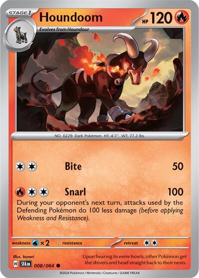 SFA: Houndoom - 008/064 (Reverse Holofoil)