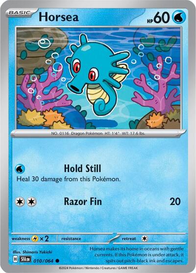 SFA: Horsea - 010/064 (Reverse Holofoil)