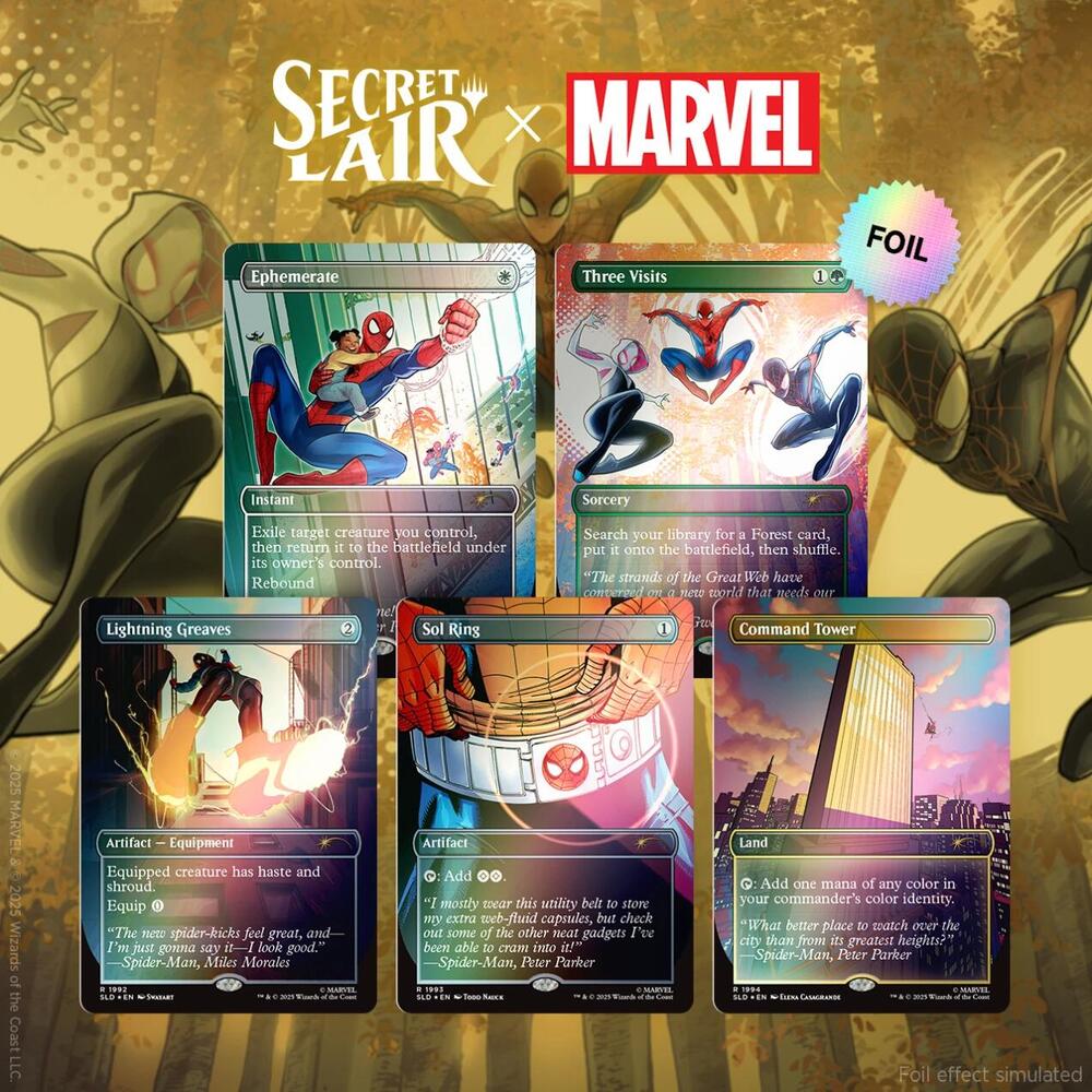 Secret Lair Drop Series: Marvel's Spider-Man: Heroic Deeds - Rainbow Foil Edition