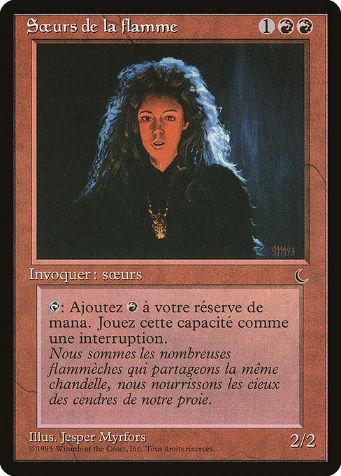 REN: Sisters of the Flame (French) - "Sceurs de la flamme"