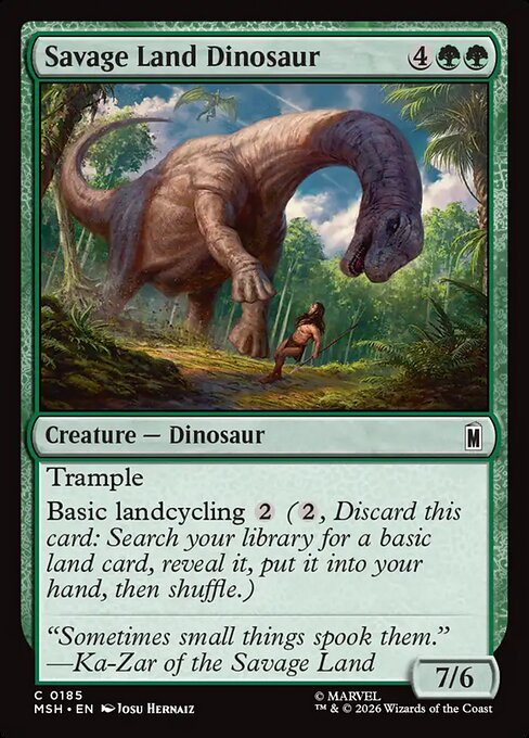 MSH: Savage Land Dinosaur