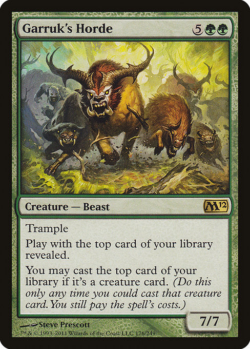 M12: Garruk's Horde (Foil)