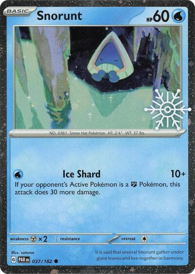 MCAP: Snorunt - 037/182 (Holiday Calendar) (Holofoil)