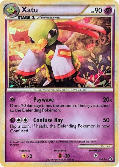 BLE: Xatu - 11/95 (Cracked Ice Holo) (Holofoil)