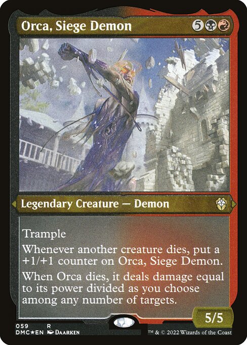 DMC: Orca, Siege Demon (Foil Etched)