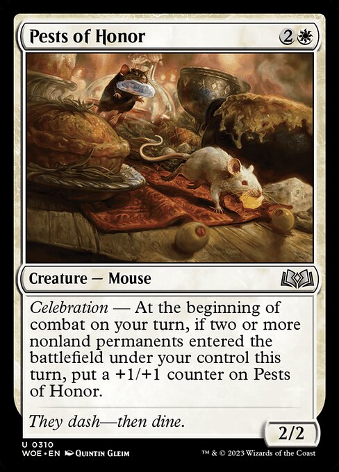 WOE: Pests of Honor
