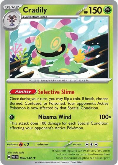 SCR: Cradily (Reverse Holofoil)