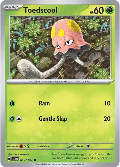 SCR: Toedscool (Reverse Holofoil)