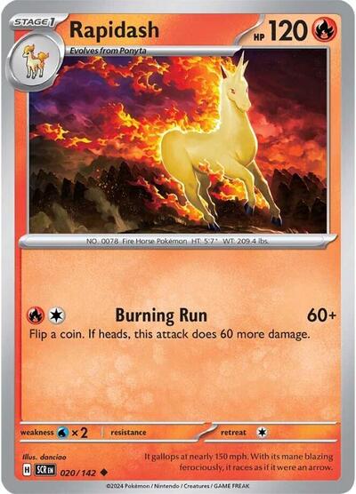 SCR: Rapidash (Reverse Holofoil)