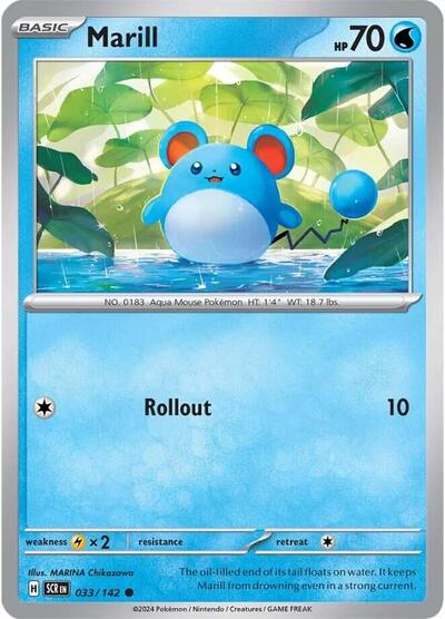 SCR: Marill (Reverse Holofoil)