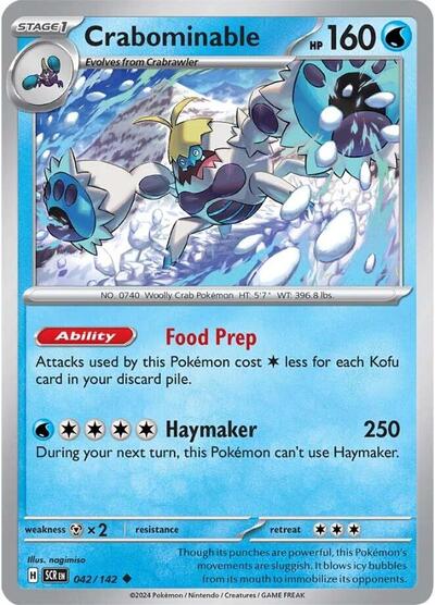 SCR: Crabominable - 042/142 (Reverse Holofoil)