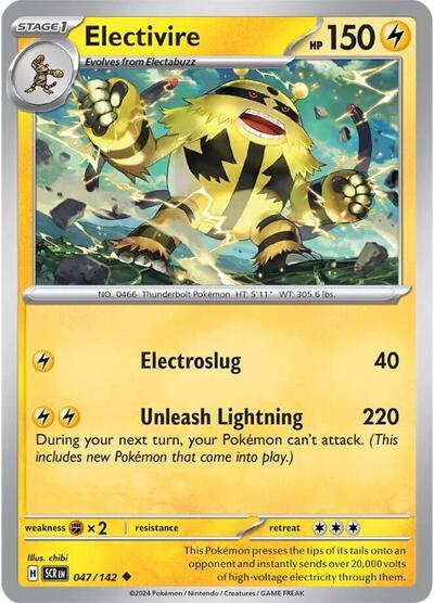 SCR: Electivire (Reverse Holofoil)