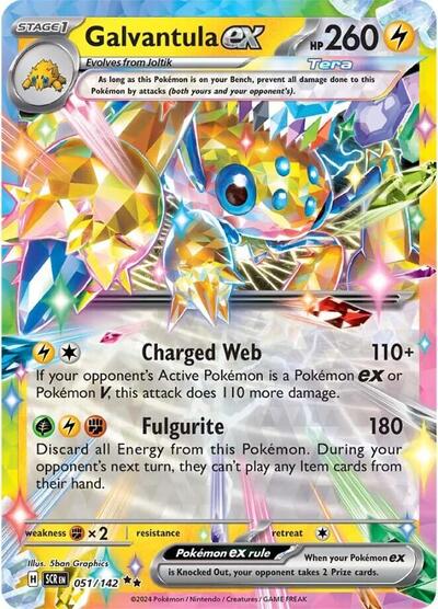 SCR: Galvantula ex - 051/142 (Holofoil)