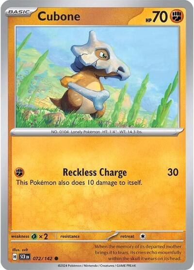 SCR: Cubone (Reverse Holofoil)