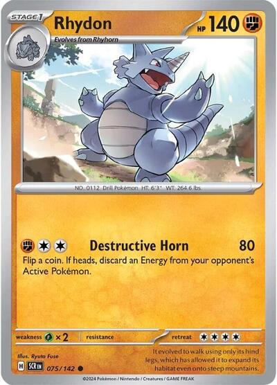 SCR: Rhydon (Reverse Holofoil)