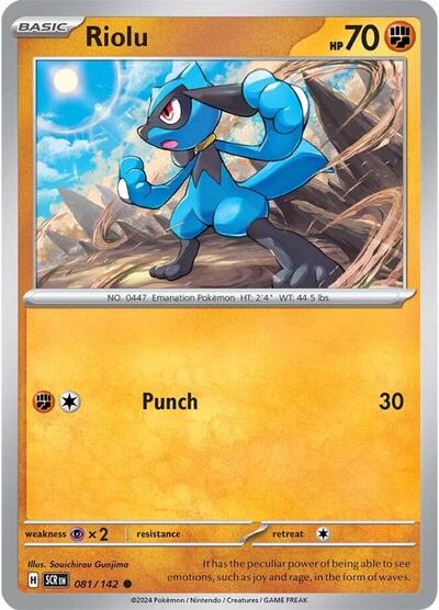 SCR: Riolu (Reverse Holofoil)