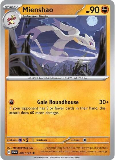 SCR: Mienshao (Reverse Holofoil)