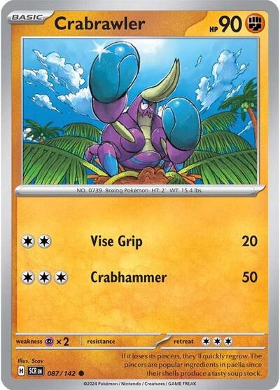SCR: Crabrawler (Reverse Holofoil)