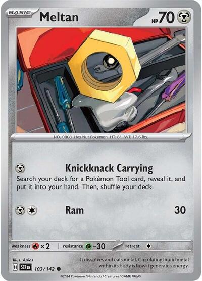 SCR: Meltan - 103/142 (Reverse Holofoil)