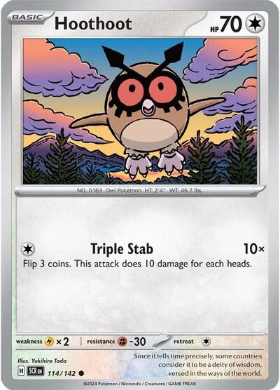 SCR: Hoothoot (Reverse Holofoil)
