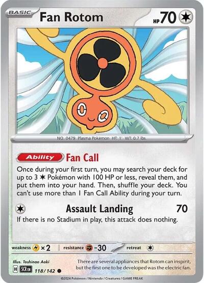 SCR: Fan Rotom (Reverse Holofoil)