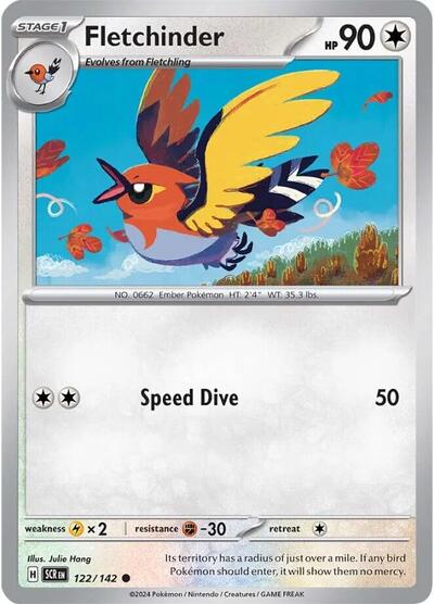 SCR: Fletchinder (Reverse Holofoil)