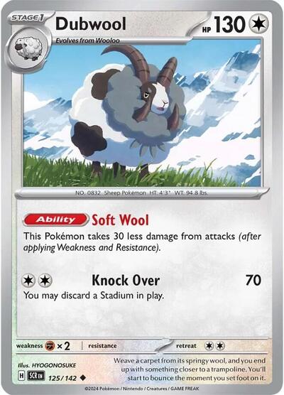 SCR: Dubwool (Reverse Holofoil)