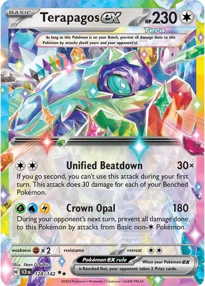 SCR: Terapagos ex - 128/142 (Holofoil)